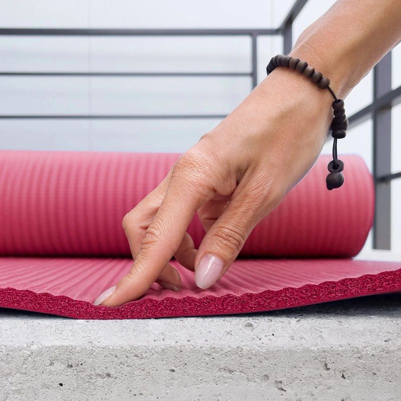 Wozinsky WNSP-15R Exercise Mat 183 x 61 x 1.5 cm Thick Gymnastic Mat for Yoga and Fitness - Pink rózsaszín jóga matrac 304004-208172
