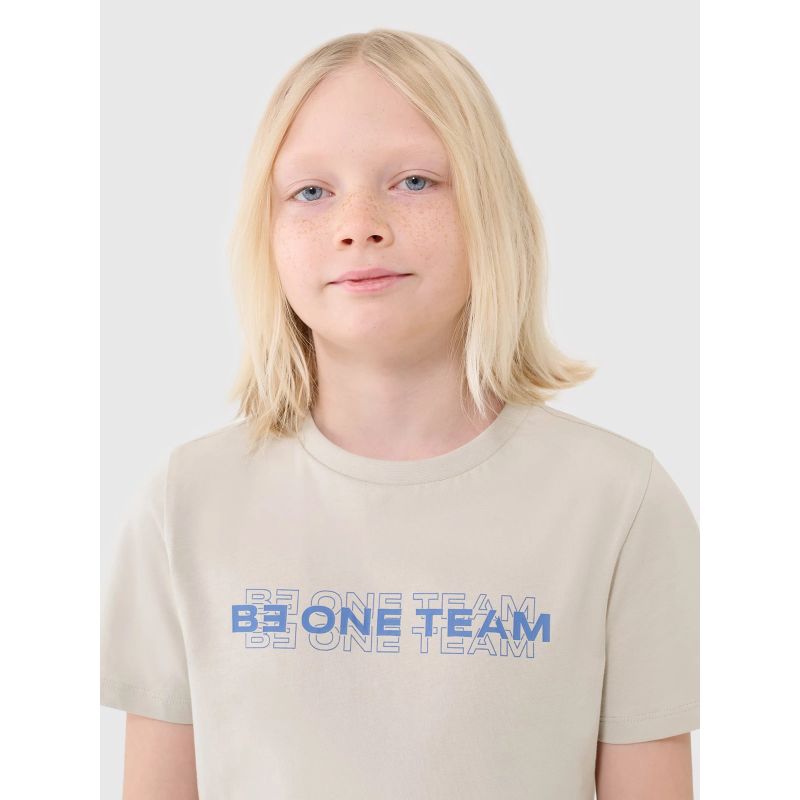 4f Boy's cotton T-shirt 4FJWSS25TTSHM2186-12S Ruházat