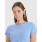 Slim T-shirt with print for women 4F 4FWMM00TTSHF2674-32S 2xl póló