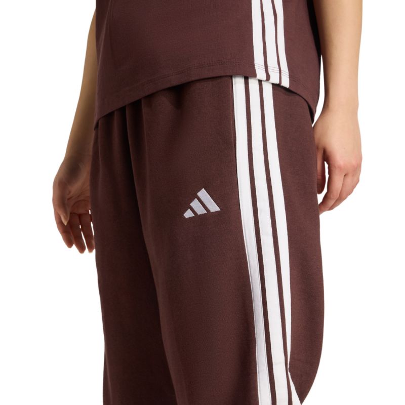 adidas Essentials 3-Stripes Fleece Loose-Fit Pants W JY3069 Nadrág