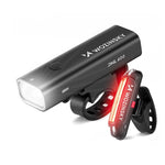 Wozinsky Front (400 lm) and Rear USB-C Bike Light Set - Black fekete készlet 304004-184365