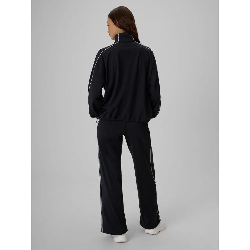Women's quick-drying wide-leg trousers 4F
