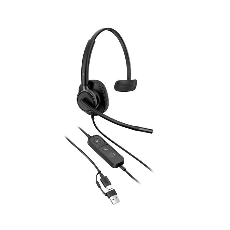 HP Poly Mission 415 Monaural USB Wired Headset