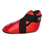 MASTERS FIGHT EQUIPMENT OSPU-1W KIDS Foot Protectors (WAKO APPROVED) (PRICE CHANGE) fekete védőfelszerelés 030611-2XS