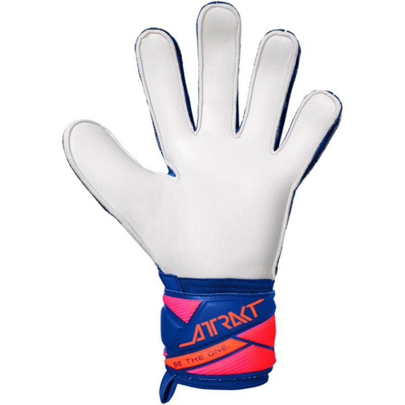 Reusch Attrakt Solid Goalkeeper Gloves Blue 5670515 kék kapuskesztyű