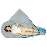 Enero Traveler Sleeping Bag /50cm Blue Grey Camp szürke tourist equipment, sleeping bags