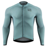 Rockbros 15120015016 ROAD TO SKY men's cycling jersey long sleeve S - gray-blue s \ niebieski póló