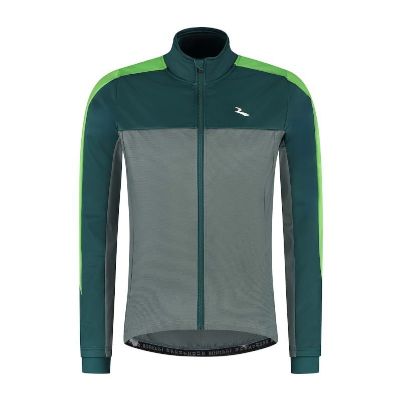Rogelli FREEZE winter jacket 2XL zöld kötött sapka SIRC1100002.490.2XL