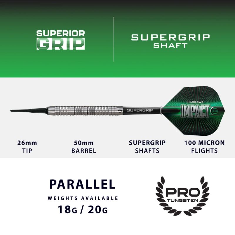 Harrows IMPACT 70% soft tip darts Egyéb