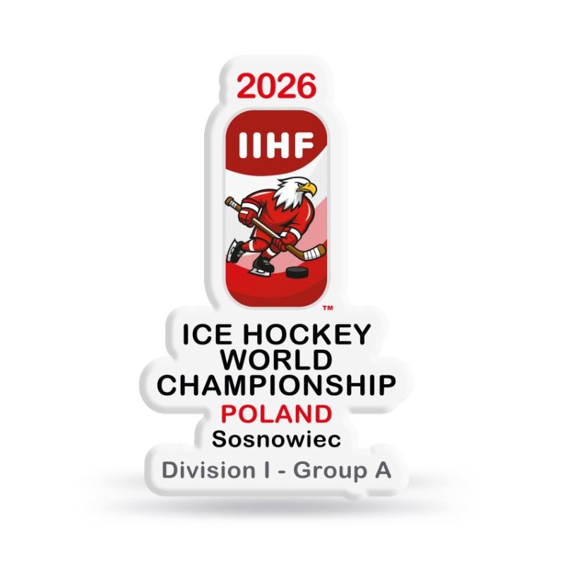 Acrylic magnet IIHF World Championship IA Sosnowiec