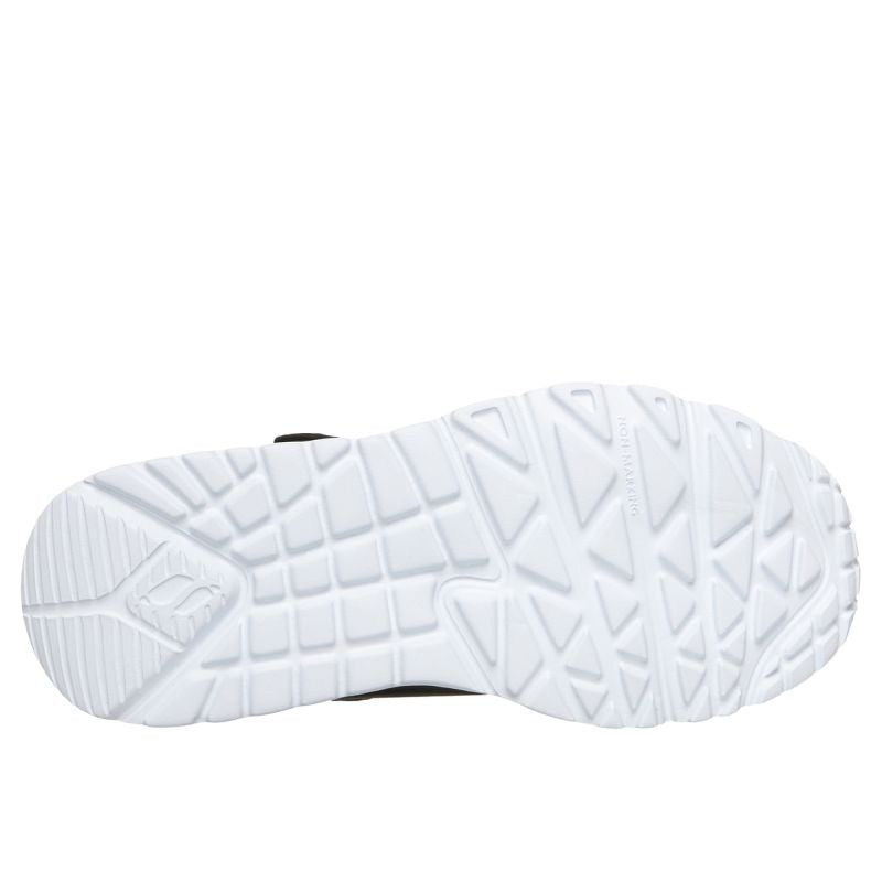 Skechers youth sneakers UNO LITE HEART CRAZE 314091L BKMT fekete utcai cipő