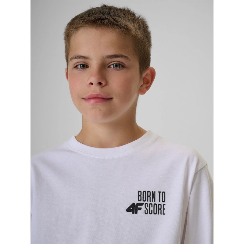 4F Boy's loose T-shirt with print 158/164 ruházat 4FJRSS26TTSHM4277-10S