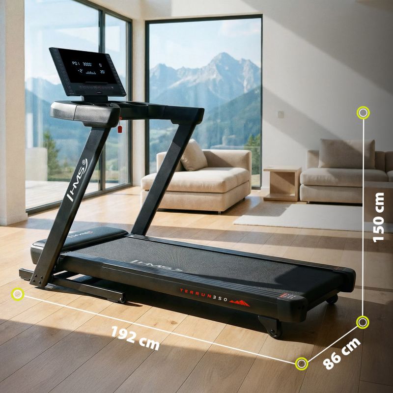 HMS Home Treadmill With Bi-Directional Incline Adjustment póló 17-19-071