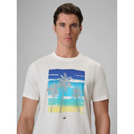 4F Men's regular printed T-shirt póló 4FRSS26TTSHM4291-11S