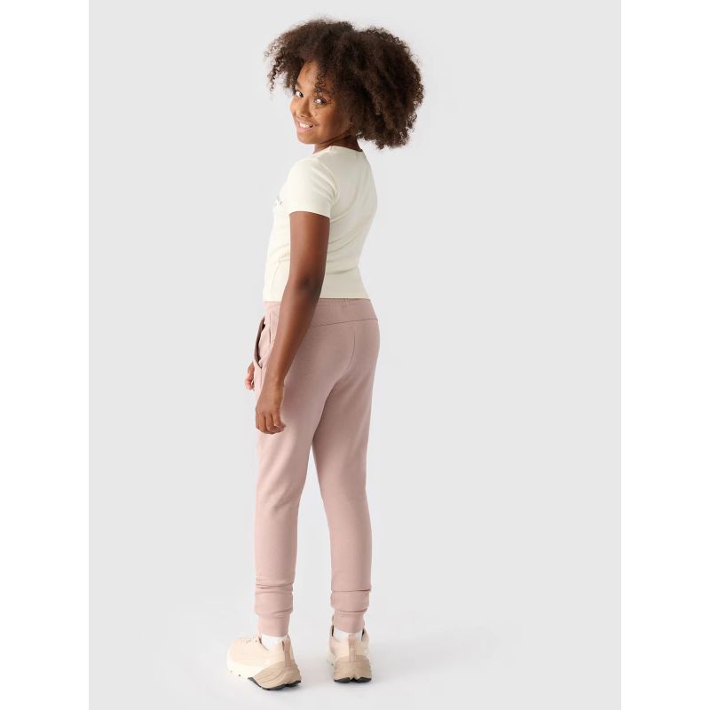 Girls' jogger sweatpants 4F Junior 4FJWMM00TTROF0828-83S nadrág