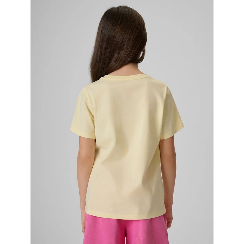 4F Girls' regular printed T-shirt ruházat 4FJRSS26TTSHF4418-73S