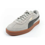 Puma Club II Era men's sports shoes, leather sneakers, szürke utcai cipő