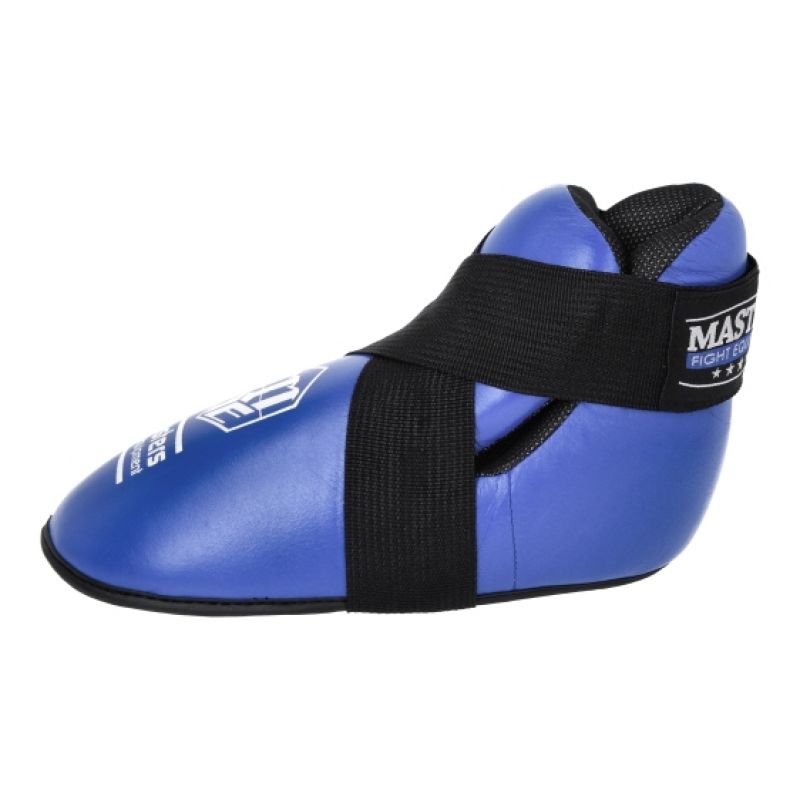 MASTERS FIGHT EQUIPMENT OSPU-1W KIDS Foot Protectors (WAKO APPROVED) (PRICE CHANGE) fekete védőfelszerelés 030611-2XS