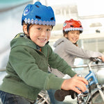 Wozinsky Children's Bike Helmet Dinosaur Pattern S - Blue niebieski védőfelszerelés HT-62C-199831