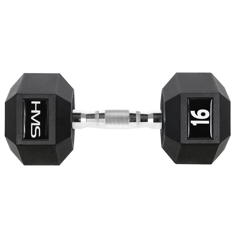 HMS HEX PRO dumbbell 16 kg szürke póló 17-66-117