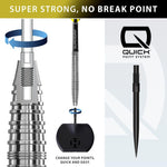 Harrows NX-90 Tapered QP darts 90% steeltip kiegészítő NX-90TaperedQP