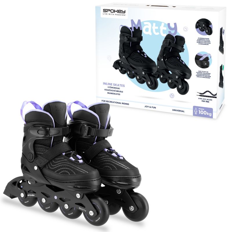 Spokey Matty SPK-943452 roller skates size 39-42 Szabadidő kiegészítő