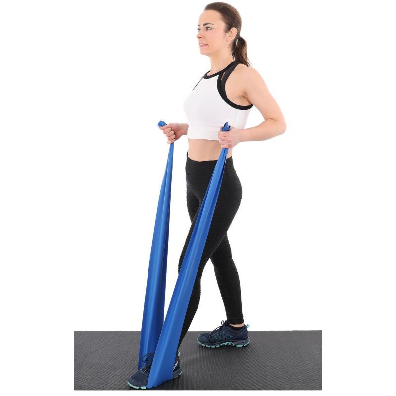Enero Pro TRAINING TAPE FOR PILATES EXERCISES .550MM 15-25KG kék training bands, training equipment, socks tapes