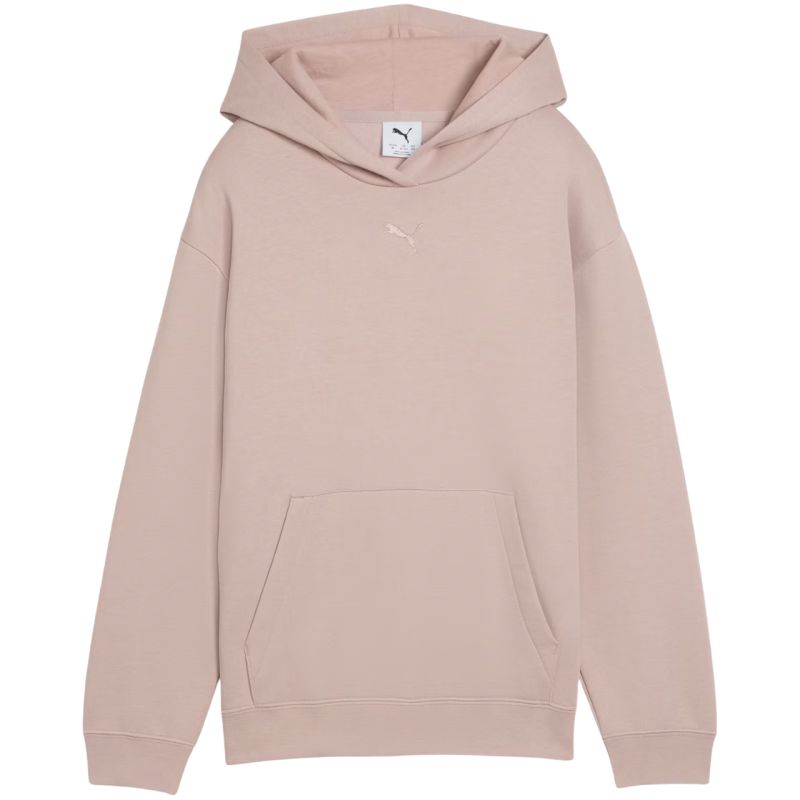 Puma ESS Centered Cat Logo Relaxed Hoodie for Kids Pink 692973 rózsaszín kapucnis pulóver
