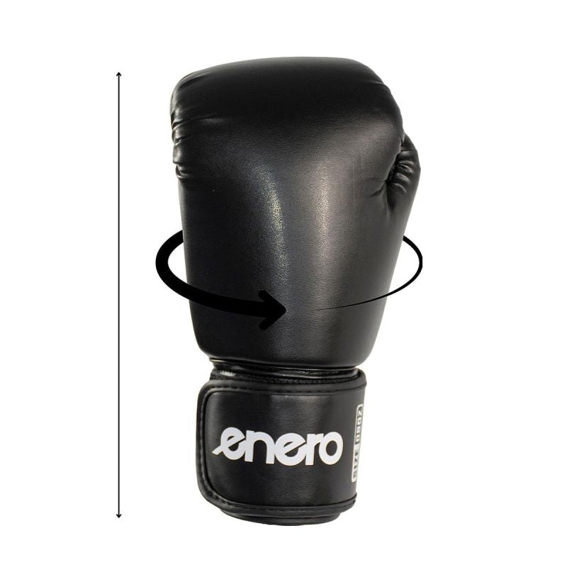 Enero Boxing Gloves Black 12oz fekete kesztyű