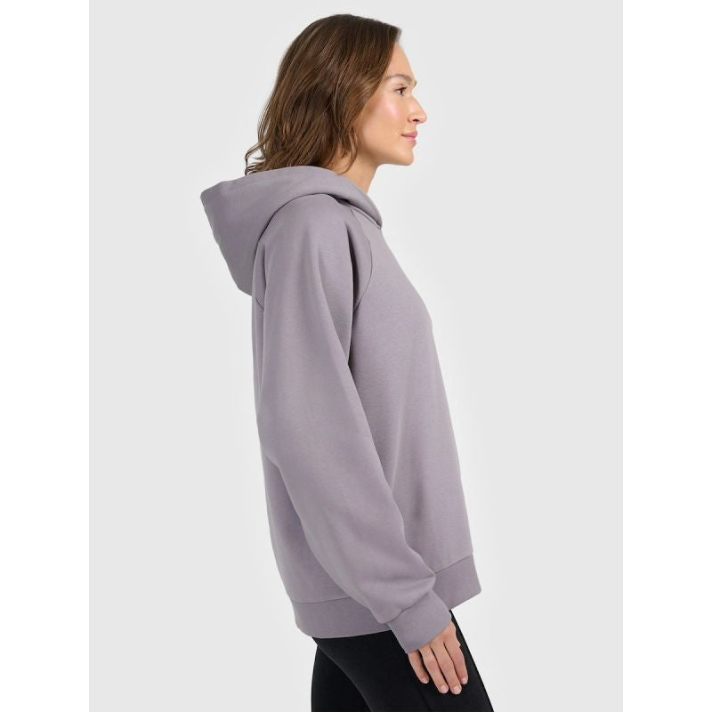 Women's sweatshirt with hood, open, 4F 4FRAW25TSWSF2775-25S kapucnis pulóver