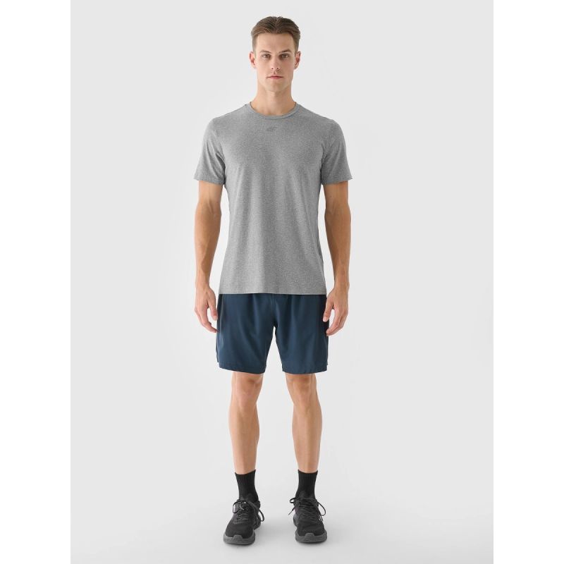 Men's quick-drying regular training T-shirt 4F 4FWAW24TFTSM1003-25M 3xl póló