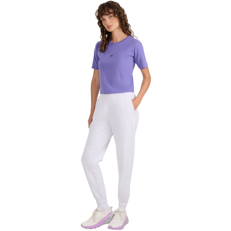 4f Women's T-shirt F2971 purple 4FWAW25TTSHF2971 51S Ruházat
