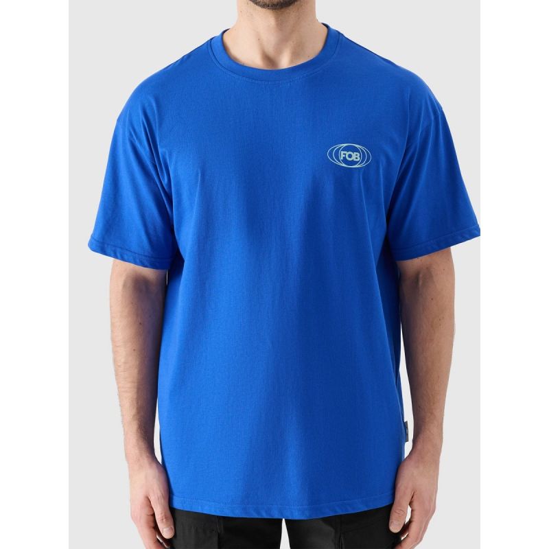 Men's oversize printed T-shirt 4F 4FRSS24TTSHM2535-36S póló