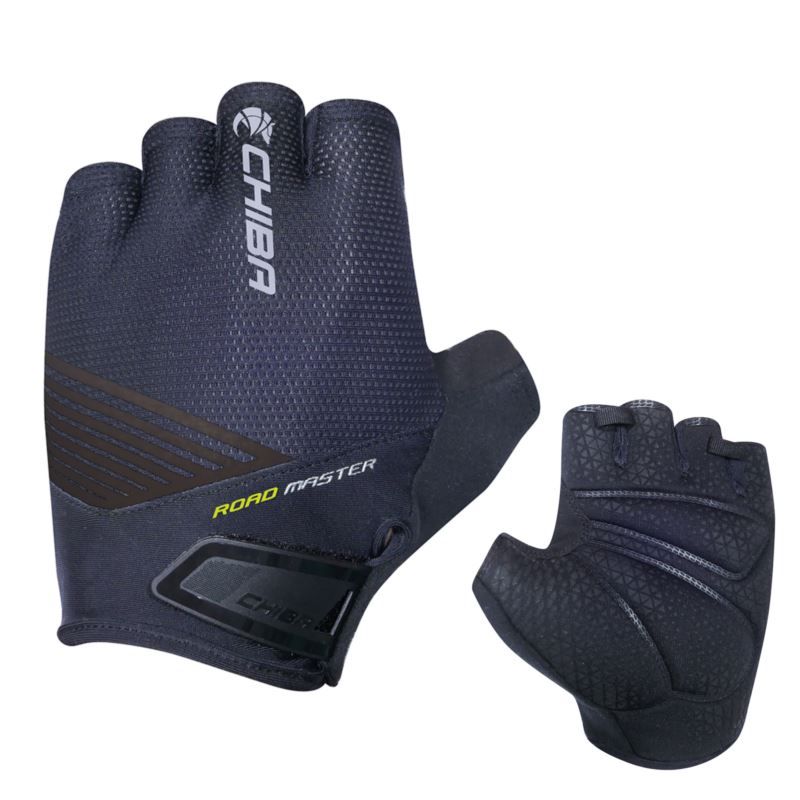 CHIBA ROAD MASTER S gloves black fekete kesztyű