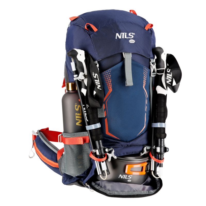 Nc1993 Northlake Navy Blue Tourist Backpack 30l+10 Nils Camp sötétkék hátizsák
