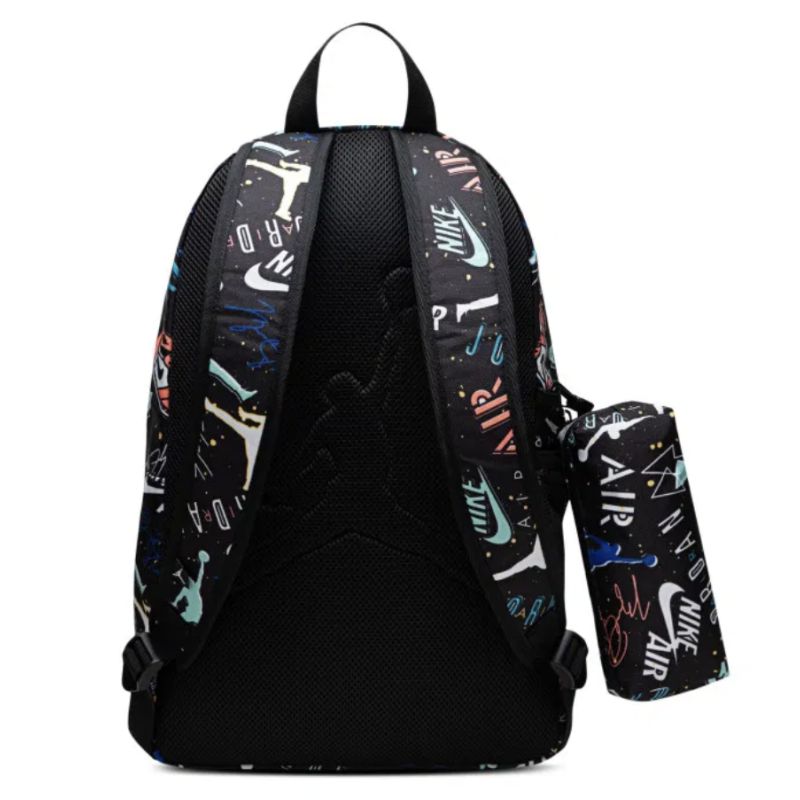 AIR Jordan sports school backpack plus pencil case black - uniwersalny pencil cases, backpacks