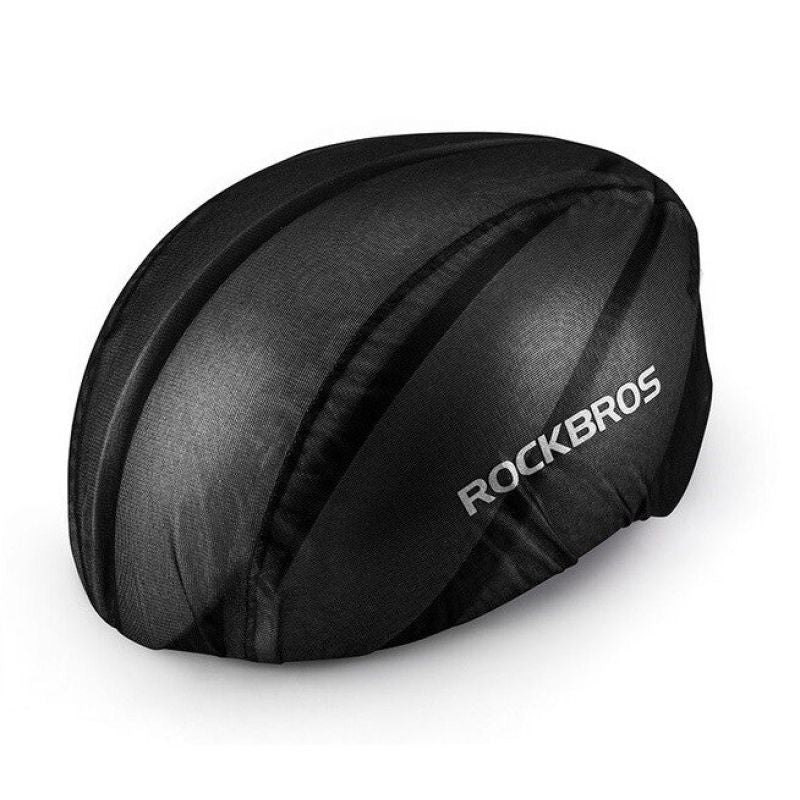 Rockbros Waterproof Helmet Cover Black fekete helmets, covers