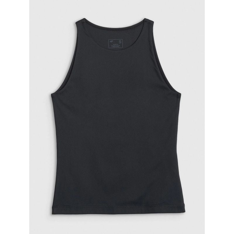 4F Women's sleeveless slim plain t-shirt póló