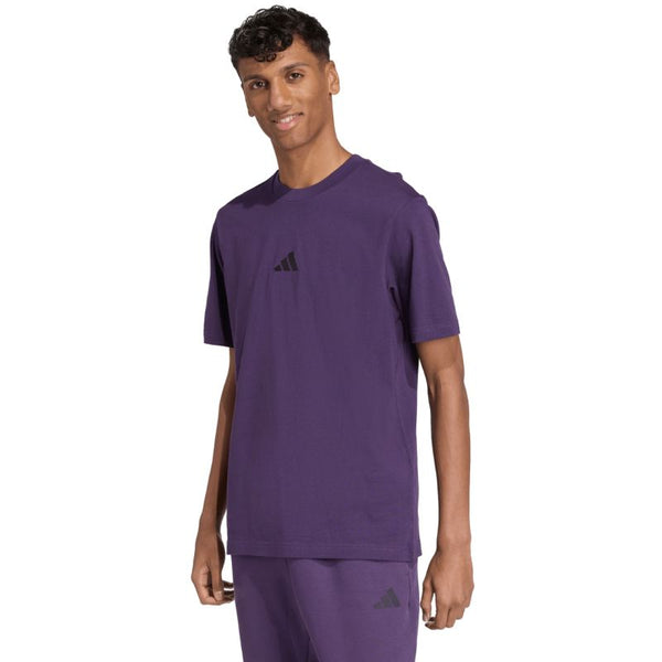 adidas Men's Essentials Small Logo Single Jersey Purple JW6232 Kiegészítő
