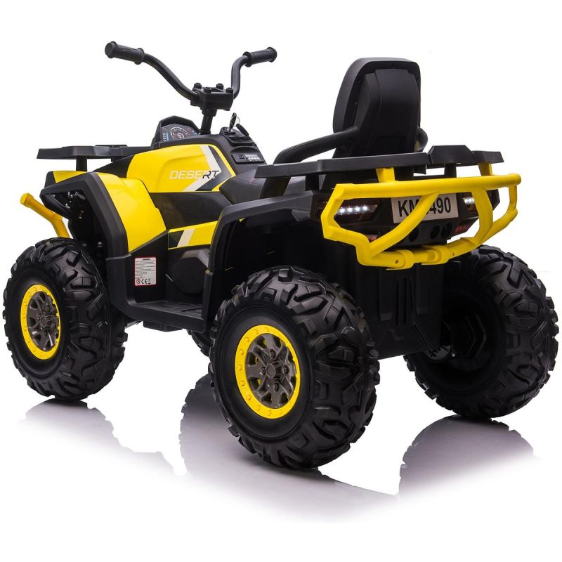 Enero Battery-Powered Quad Car Trapper Yellow sárga toys