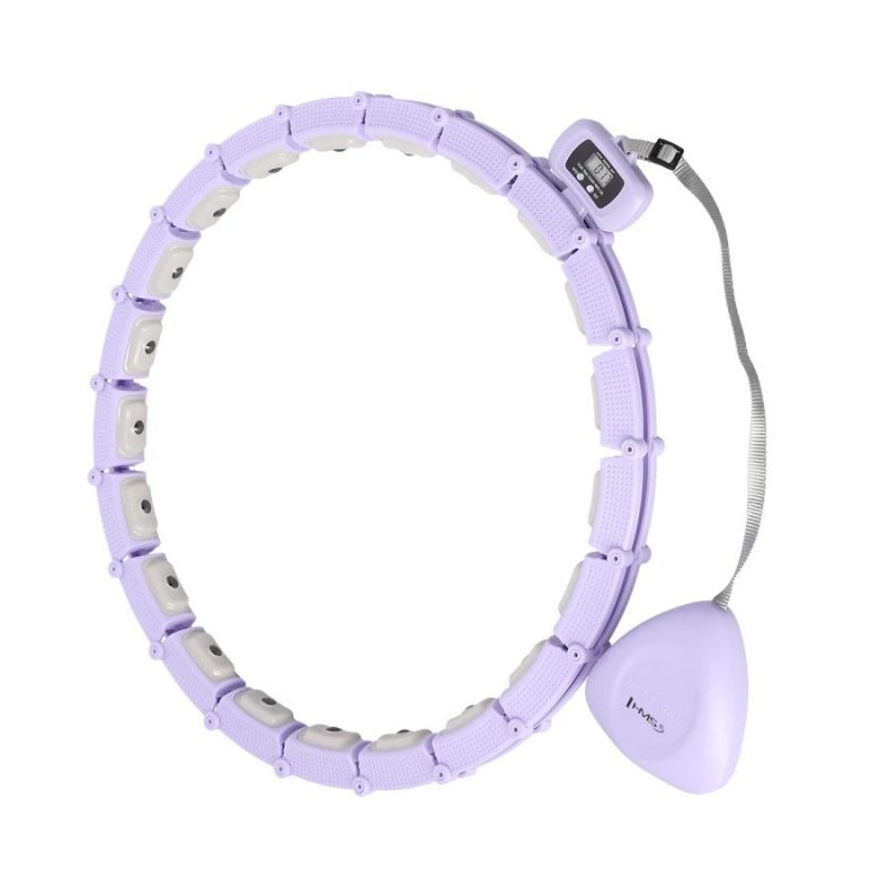 HMS Hula hoop HHM14 with magnets, weight and counter purple lila edzéssegítő 17-44-579
