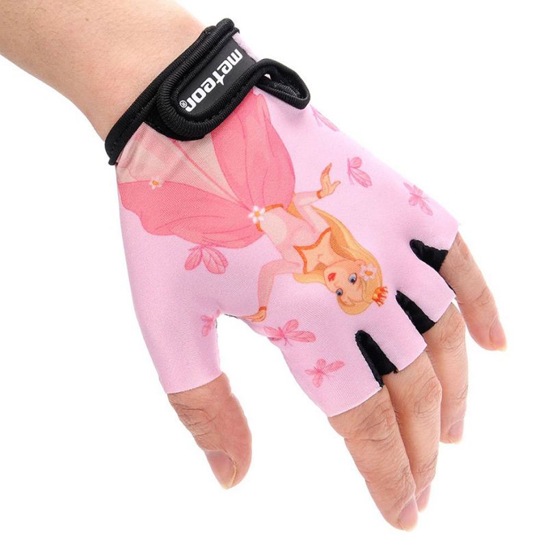 Meteor Princess Jr Cycling Gloves rózsaszín gloves, gloves