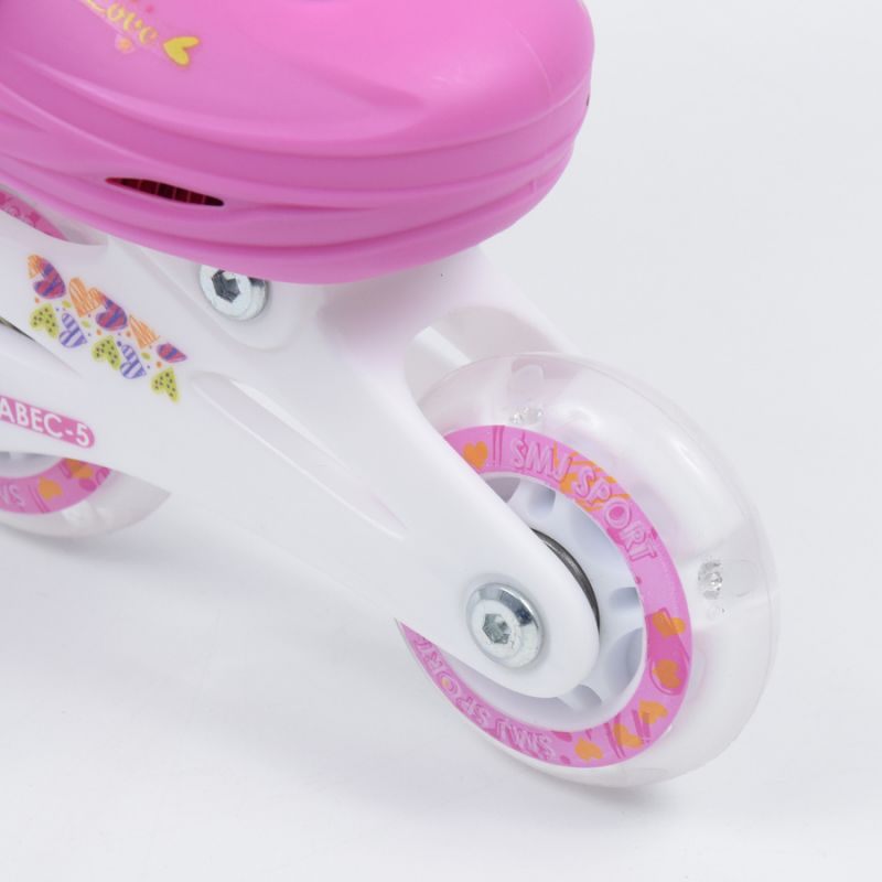 Smj Roller skates-rollers-skates adjustable sport Combo Hearts 3in1 Led Jr HS-TNK-000011510 Szabadidő kiegészítő