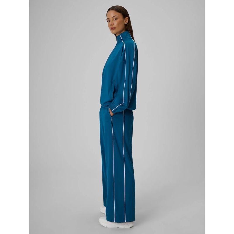 Women's quick-drying wide-leg trousers 4F
