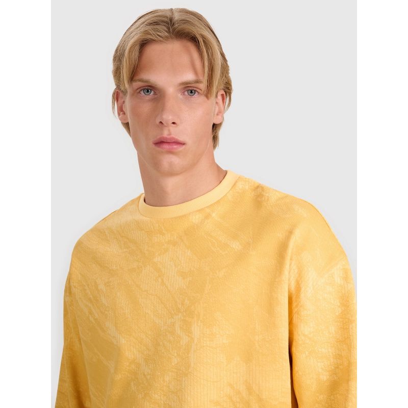 4f Men's sweatshirt without zipper, without hood 4FWSS25TSWSM1582-71A Egyéb
