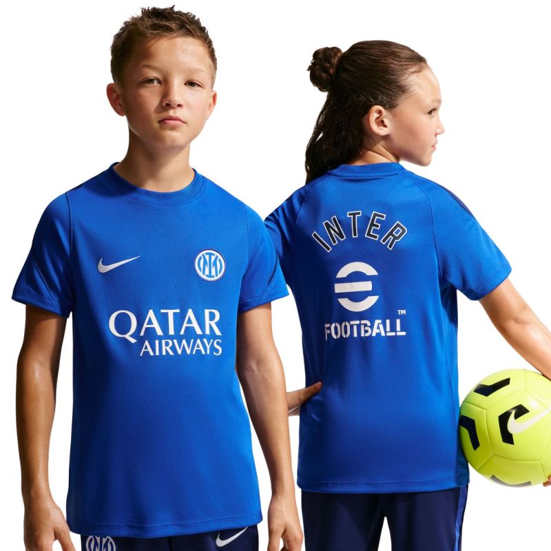 Nike Inter Milan Strike Kids T-Shirt kék ruházat IR0095439