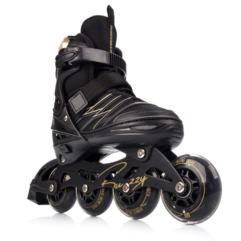Meteor L 38-43 Buzzy Roller Skates Black/Gold
