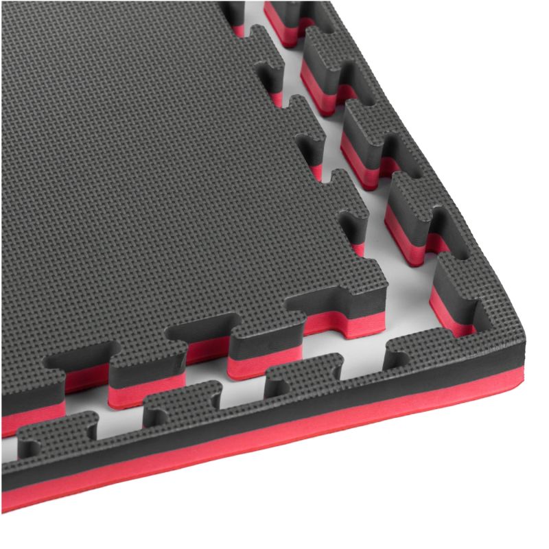 DBX Bushido Exercise mat with Safety Certificate - Puzzle 1x1m - Tatami fekete mats, puzzle, training equipment