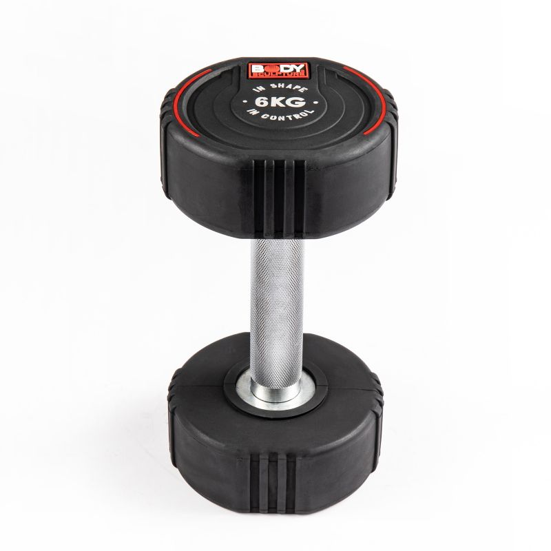Body Sculpture TPU dumbbell BW 133 6 KG fekete edzőfelszerelés BW1336KG