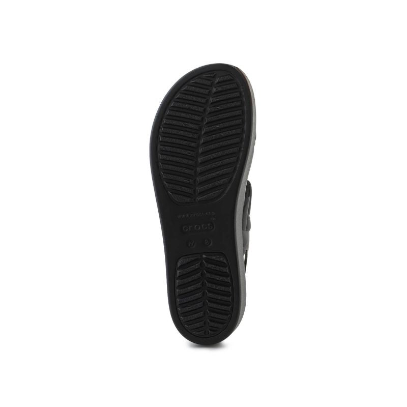 Crocs Brooklyn Woven Low Wedge W 209977-060 sandals Cipő